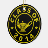 Klasse van 2014 RN Keramisch Ornament (Links)