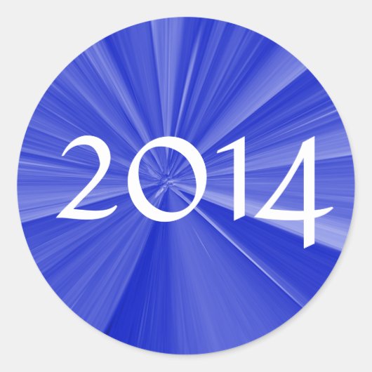 Klasse van 2014 Ronde Stickers door Janz (Voorkant)