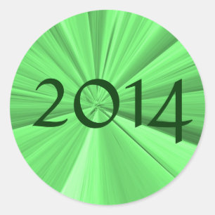 Klasse van 2014 Ronde Stickers door Janz