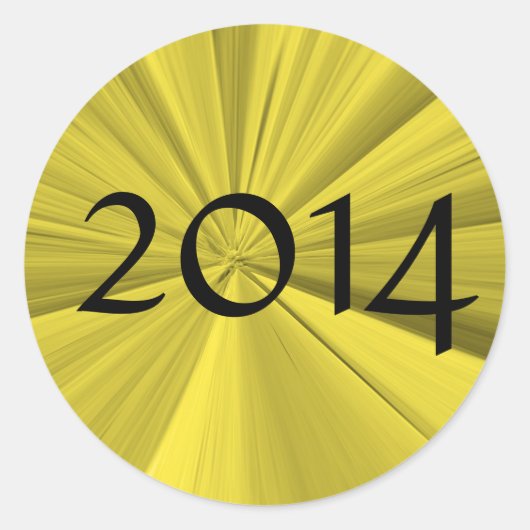 Klasse van 2014 Ronde Stickers door Janz (Voorkant)