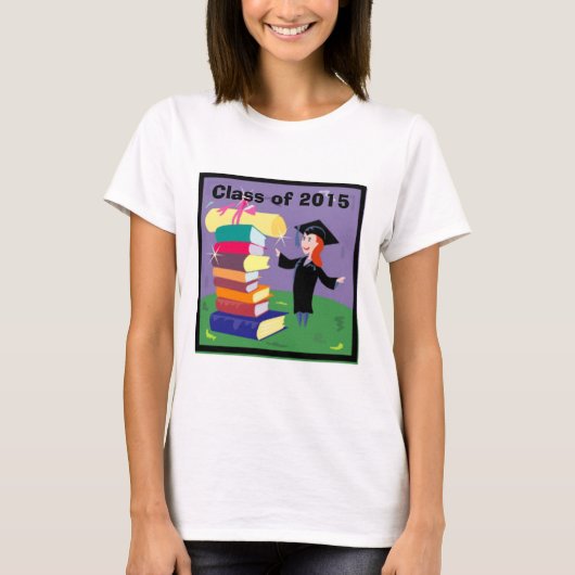 Klasse van 2015 Afstuderen Meisje Tanktop (Voorkant)