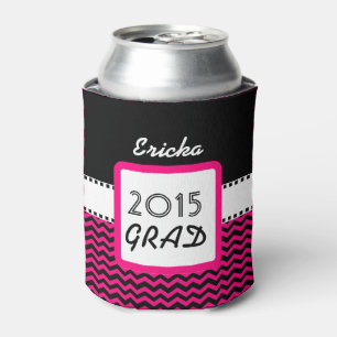 Klasse van 2015 ELK JAAR Aangepaste naam Roze Chev Blikjeskoeler