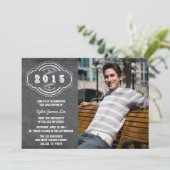 Klasse van 2015 fotograduatie-partij kaart (Staand voorkant)