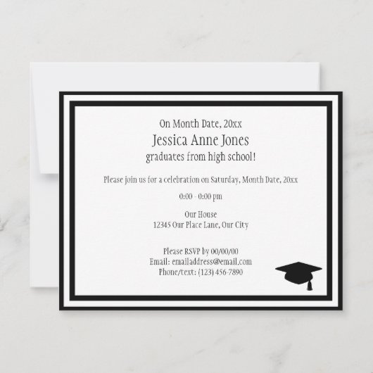 Klasse van 2015 kaart (Achterkant)