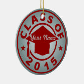 Klasse van 2015 keramisch ornament (Rechts)