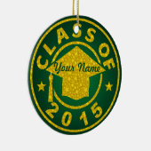 Klasse van 2015 keramisch ornament (Rechts)