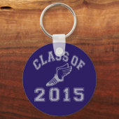 Klasse van 2015 Spoor & Veld - Grijs 2 Sleutelhanger (Voorkant)