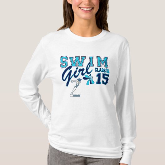 Klasse van 2015 Swim T-Shirt (Voorkant)