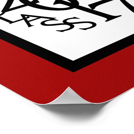 Klasse van 20167 Afstuderen Autograaf Keepomwille  Poster (Hoek)