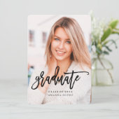 KLASSE VAN 2016 AFSTUDEREN Afstuderen Kaart (Staand voorkant)