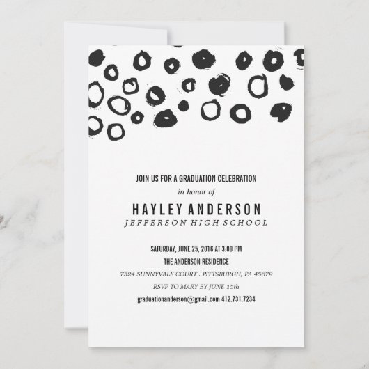 KLASSE VAN 2016 AFSTUDEREN Afstuderen Kaart (Achterkant)