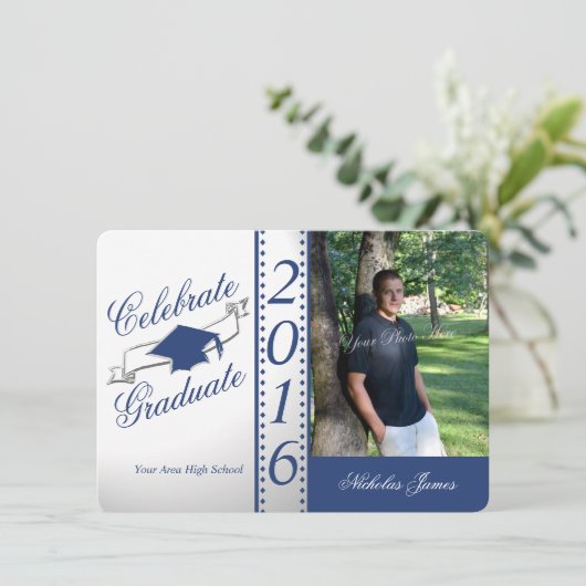 Klasse van 2016 Afstuderen Foto Kaart (Staand voorkant)