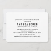 KLASSE VAN 2016 AFSTUDEREN VAN KADERFOTO INVITE KAART (Achterkant)