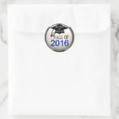 Klasse van 2016 Blue & Silver Afstuderen Stickers (Tas)