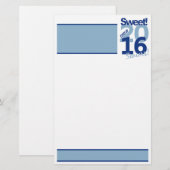 Klasse van 2016 briefpapier, aanpassen briefpapier (Voorkant / Achterkant)