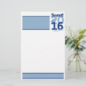 Klasse van 2016 briefpapier, aanpassen briefpapier (Staand voorkant)