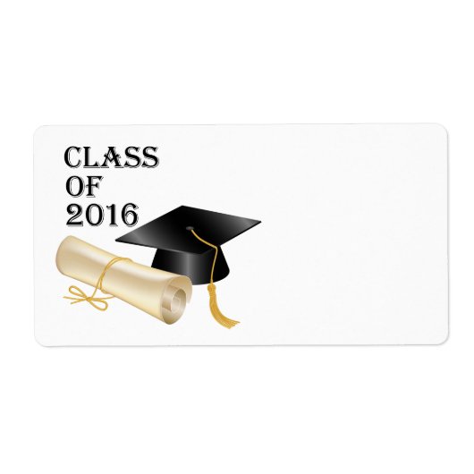 Klasse van 2016 etiket (Voorkant)