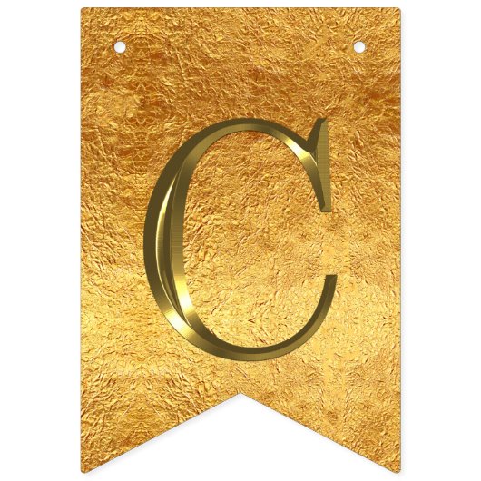 Klasse van 2016 Foto Faux Gold Foil Vlaggetjes (Tweede vlag)