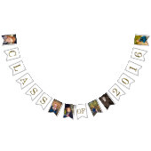 Klasse van 2016 Foto Gold en White Vlaggetjes (Alle)