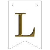 Klasse van 2016 Foto Gold en White Vlaggetjes (Derde vlag)