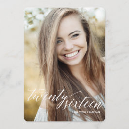 Klasse van 2016 Foto Graduation Party Invitation Kaart