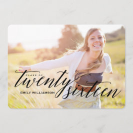 Klasse van 2016 Foto Graduation Party Invitation Kaart