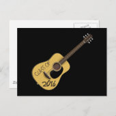 Klasse van 2016 Guitar Briefkaart (Voorkant / Achterkant)