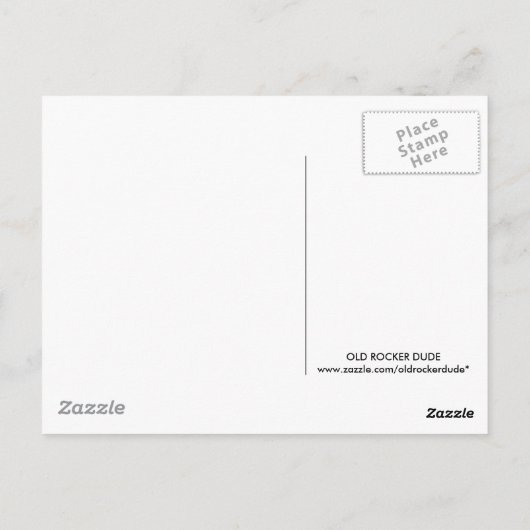 Klasse van 2016 Guitar Briefkaart (Achterkant)