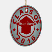 Klasse van 2016 keramisch ornament (Rechts)