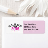 Klasse van 2016 Roze Etiket (Insitu)