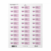 Klasse van 2016 Roze Etiket (Full Sheet)