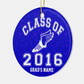 Klasse van 2016 Spoor en Veld Keramisch Ornament (Links)