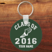 Klasse van 2016 Spoor en Veld Sleutelhanger (Voorkant)