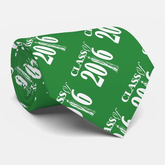 Klasse van 2016 Tassle Afstuderen ontwerp Stropdas (Opgerold)
