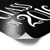 Klasse van 2016 Zwart-wit  handschrift Foto Afdruk (Hoek)