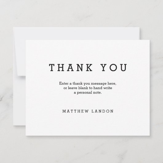 Klasse van 2017 Afstuderen Foto Dank U Nota Kaart (Achterkant)