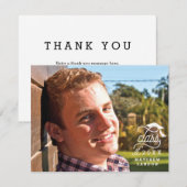 Klasse van 2017 Afstuderen Foto Dank U Nota Kaart (Voorkant / Achterkant)