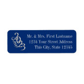 Klasse van 2017 Afstuderen Silver met Colour Choic Etiket (Voorkant)