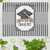 Klasse van 2017 Celebrate Good Times Afstuderen Gi Theedoek (Gevouwen)