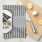 Klasse van 2017 Celebrate Good Times Afstuderen Gi Theedoek (Quarter Fold)