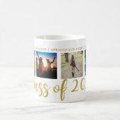 Klasse van 2017 | Faux Gold Look Four Fotorooster Koffiemok (Center)