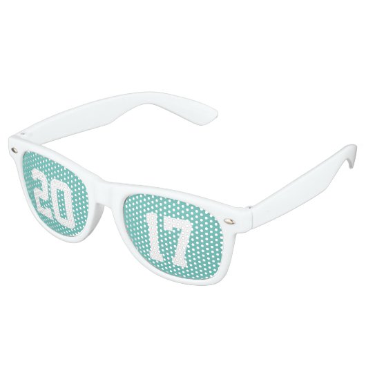 Klasse van 2017 retro zonnebril (Gekanteld)