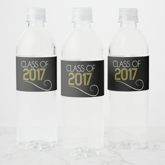 Klasse van 2017 Waterflesetiketten Waterfles Etiket (Flessen)