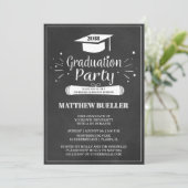 Klasse van 2018 Afstudeerder Pet schoolbord Gradua Kaart (Staand voorkant)