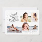 Klasse van 2018 afstuderen foto-uitnodiging kaart (Voorkant)
