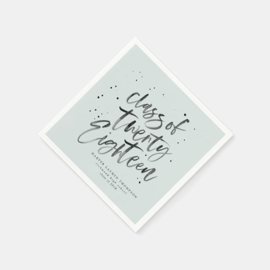 Klasse van 2018 afstuderen party servetten (Hoek)