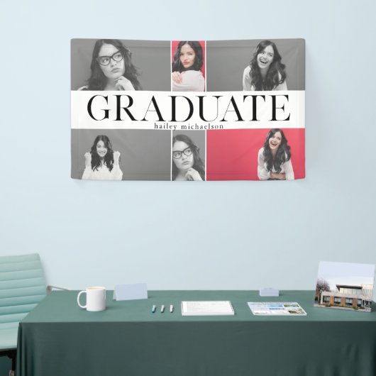 Klasse van 2018 Afstuderen Photo Collage Banner (Beurs)