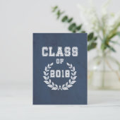 Klasse van 2018 briefkaart (Staand voorkant)