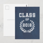 Klasse van 2018 briefkaart (Voorkant / Achterkant)
