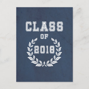 Klasse van 2018 briefkaart